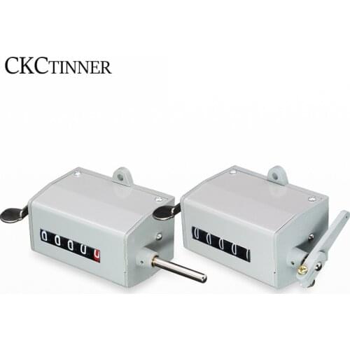 5digits Counter Mechanical Rotating Speed Meter 75-I 75-II Totalizing Pull Counter Resettable digital punch counter