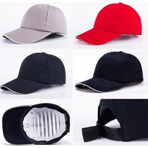 Navy blue Safety Bump Cap Baseball Bump Cap Head Protection Cap with 6 Air Hole