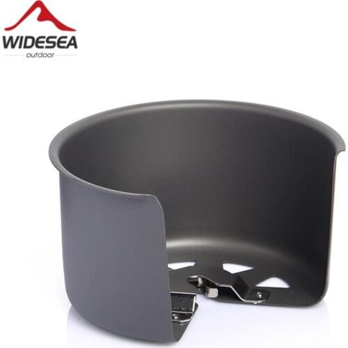 Widesea Camping Gas Stove Wind shield Outdoor Burner Screen Wind Guard Portable Gasonline Windproof Cooking Set Survial