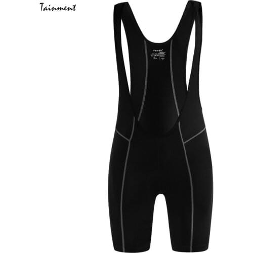 Cycling Tights Men Compression Pants Quick Dry Elastic Cycling Bib Pants Cycling Shorts with 4D Padded MTB Bicycle Bike Pants