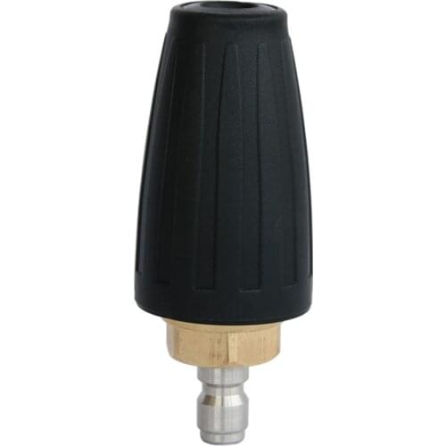 Rotating Turbo Nozzle 1/4 inch Quick Connect High Pressure Washer Cleaner Accessory 360 Degree Turbo Nozzle 4000 Psi