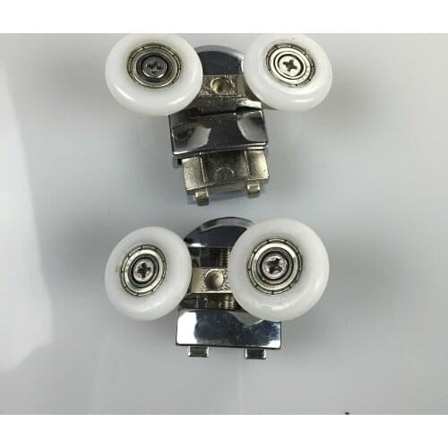 High Quality glass sliding shower door wheels 8 PCS pulley metal rollers