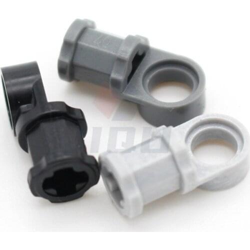 High-Tech Parts 1x2 Axle and Pin Connector Toggle Joint Smooth Bricks MOC 32126 Connector Building Blocks DIY Bulk Accessory Toy