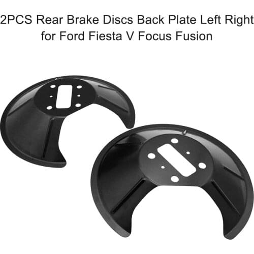 2PCS Rear Brake Discs Back Plate Splash Plate Rear Fender Left Right for Ford Fiesta V Focus Fusion