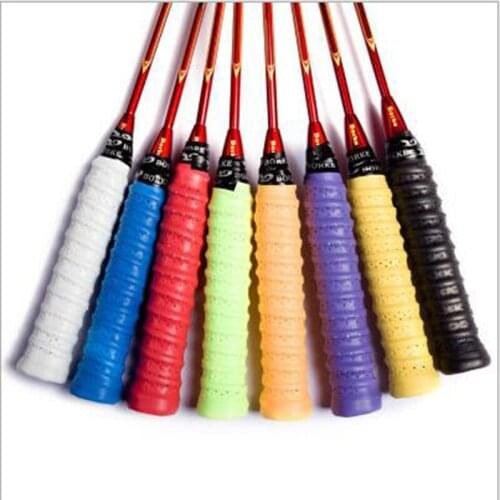 10Pcs Dry Tennis Racket Grip Anti-skid Sweat Absorbed Wraps Taps Badminton Grips Racquet Vibration Overgrip Sweatband Sports