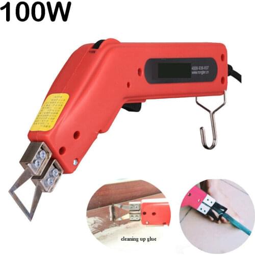100W Electric Hot Knife Rope Cutter Ribbon Cutting Tool for Glass Glue Cleaning