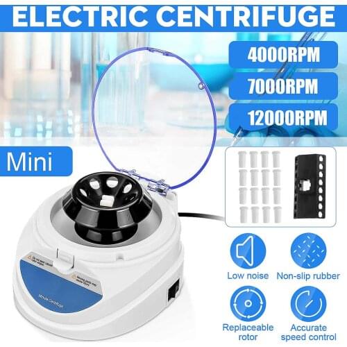 4000rpm 7000rpm 12000rpm 220V Mini Blood Centrifuge High-speed Prp Plasma Centrifuge Machine Laboratory Medical Centrifuge