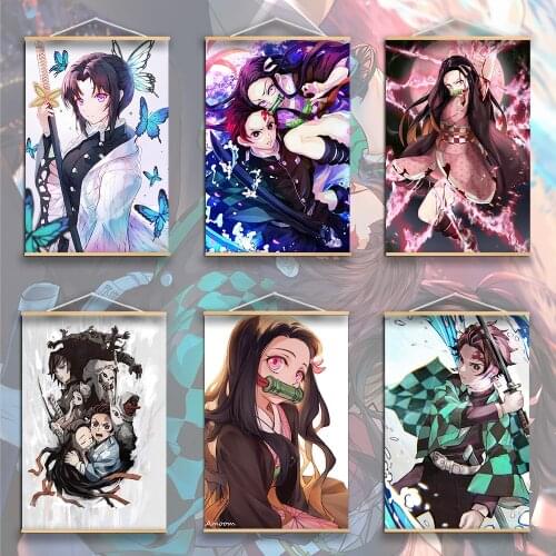 5d Diamond Painting Anime Manga Kamado Tanjirou Diamond Embroidery Garden Diamond Mosaic Handicraft Room Decoration