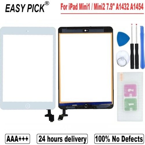 7.9" Capacitive Touch Screen Glass Lens Panel Digitizer Free tools For iPad Mini1 / Mini2 A1432 A1454 A1455 A1489 A1490 A1491