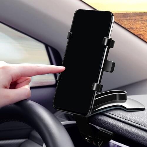 Car Phone GPS Holder Clip Rear Mirror Mount Mobile Bracket Universal 360 Degree Cell Mobile Smart Phone Support Stand Holder GPS