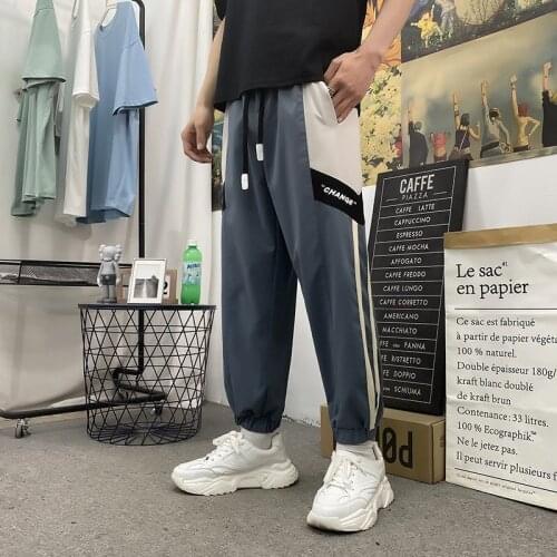 WWKK 2021 Casual Spring Summer Multi-Pockets Camouflage Patchwork Mens Fashion Cargo Jogger Pants Streetwear Casual Trousers