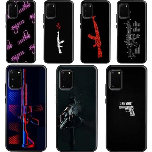 AK 47 Gun Cover Case For Samsung Galaxy S20 FE S21 Ultra Note 20 Note 10 Plus S10e S8 S9 S10 Plus