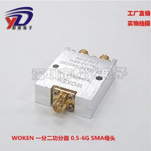 SMA Power Divider One Point Two Power Divider SMA Mother Two Power Points 0.5-6G Dual Frequency WOKEN Test Genuine