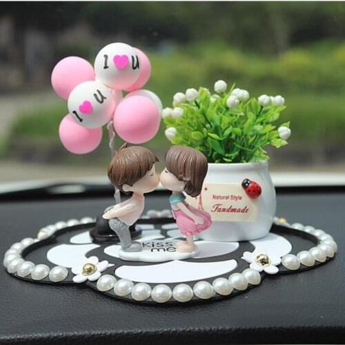 New Car Seat Holder Light Fragrance Car Interior Jewelry Ornament Female Beautiful Godness Cartoon Car Accessories Decoration