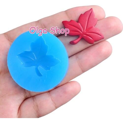 HYL364 25.6mm x 28.9mm Flower Silicone Mold Fondant Cake Decoration Candy Resin Clay Earrings Necklace Craft Soap Candle