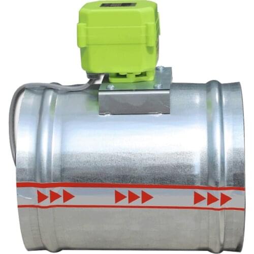 Motorized Check Valve for 3/4/5/6/8inch Pipe 80/100/125/150/200/250mm AC220V DC24V Damper Electric Air Valve