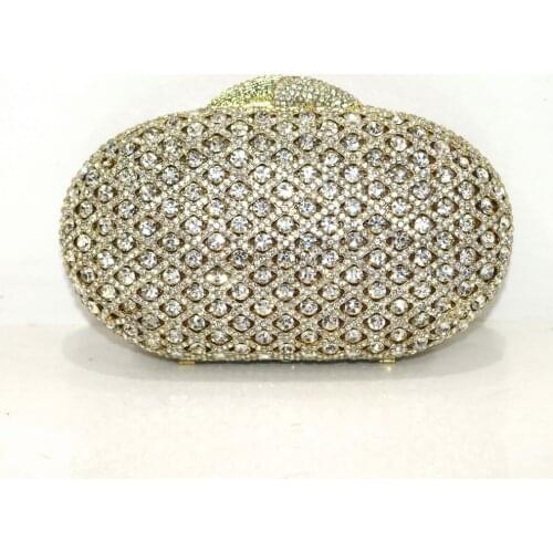 New Fashion Sequin Women Mini Bridal Wedding Party Purses Chain Bags Women Designer Rhinestones Evening Party Bag 2020 New