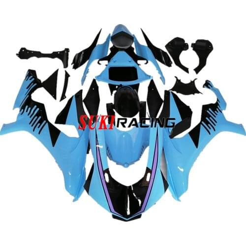 For YZF - R1 2015 2016 2017 2018 2019 Fairing Kit Bodywork ABS Plastic for YZF R1 2015-2019（Glacier blue
