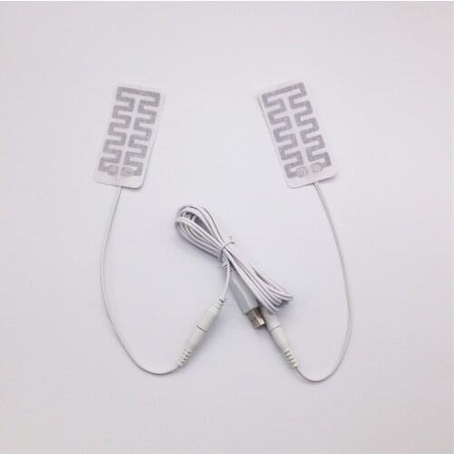 1PC 3.7V-5V 4*8.5cm USB Heated Gloves Pad luva calefaccion guantes Electric USB Gloves Heater Heated Gloves Carbon Fiber Cloth