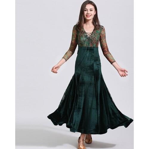 Standard dance dresses ballroom waltz dresses ballroom dress dancewear modern dance costumes red flamenco dress tango costumes