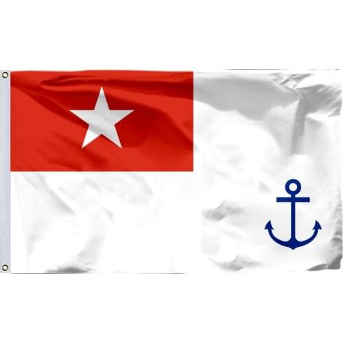 Naval Ensign Of Myanmar 150X90cm (3x5FT) 120g 100D Polyester Double Stitched High Quality Free Shipping