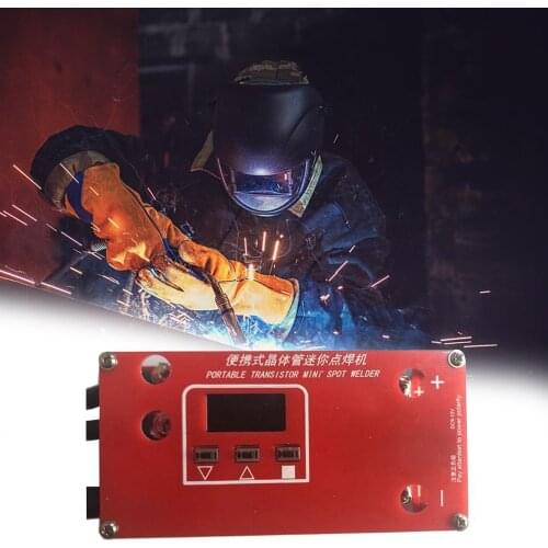 Portable Transistor Mini Spot Welder DIY Machine 18650 Battery Various Welding Power Supply for Super capacitor Welding Machine