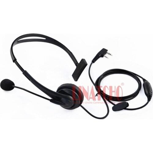 Professional single side walkie talkie microphone earphone headset two way radio headphone universal K-Type