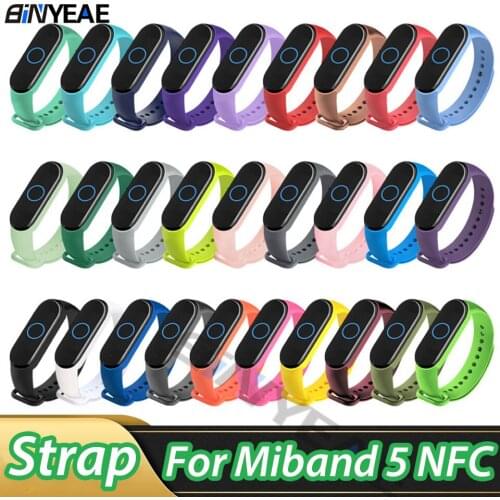 Silicone Wrist Strap For Xiaomi Mi Band 5 Wrist Strap Replacement Soft Strap for Mi Band5 Bracelet Xiaomi Miband 5 Wristband