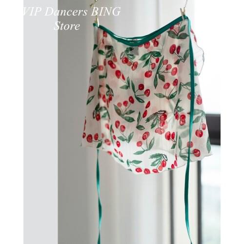 Fairy Wrap Skirt Adult Ballet Dance Skirt Designer Clothes Sheer Dancer Outfit Stage Costume Classical Dancewear JL2840