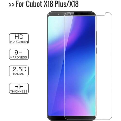 Tempered Glass For Cubot x18 Plus Screen Protector Protection glas For Cubot x18 x 18 x18plus Protective Glass Phone Film