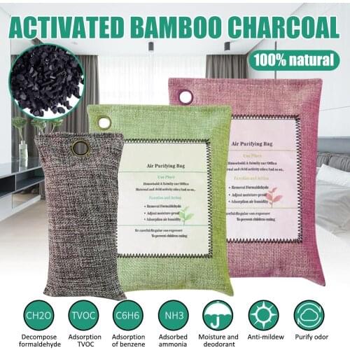 1pcs Activated Carbon Package for Removing Odor and Formaldehyde Air Freshener Home Use