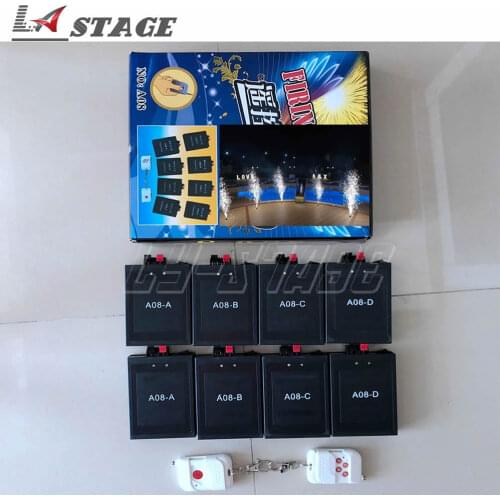 A08 8 Channel Wireless Remote Control Celebration Balloon Igniter Mini Fireworks Fire Device Machine For Wedding