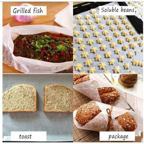 Party Baking Paper Moisture-proof White Steamer Grill 10M Double Sided