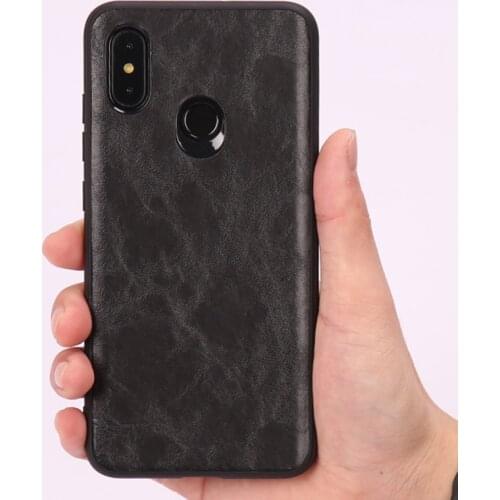 Phone Case For Xiaomi Mi 8 A1 A2 Lite Mix 2S 3 Max 3 Retro Oil wax skin leather Soft TPU Edge Cover For Redmi Note 5 6 Pro 6A