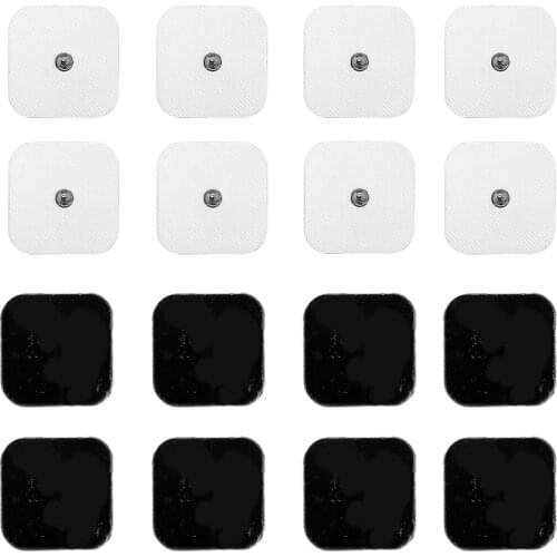 100/20Pcs Gel Electrode Pads For Digital Meridian Body Massager Pulse Tens Acupuncture Therapy Machine Muscle Stimulator