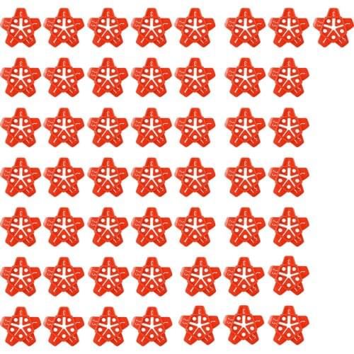 50pcs 1/1.5/2/2.5/3mm Wall Tiles Ceramic Gap Locator Cross Tile Leveling System Gap Grout Pump Floor Construction Tools Reuse