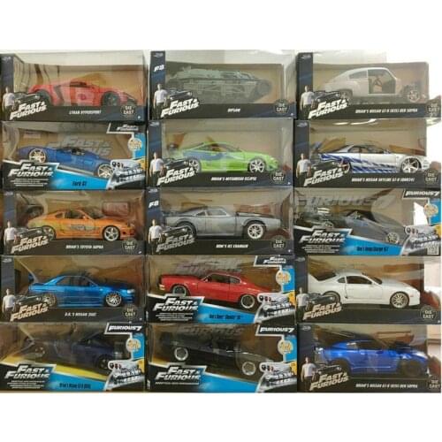 Diecast 1:24 Plymouth GTR RX-7 Boxed Metal Alloy Car Model Collection Souvenir Ornaments Decoration Display Vehicle Toys Gifts