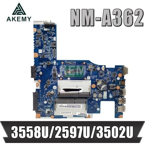 Akemy NM-A362 Laptop motherboard For Lenovo G40-80 G40-70 (14-inch) original mainboard 3558U/3205U/3805U CPU