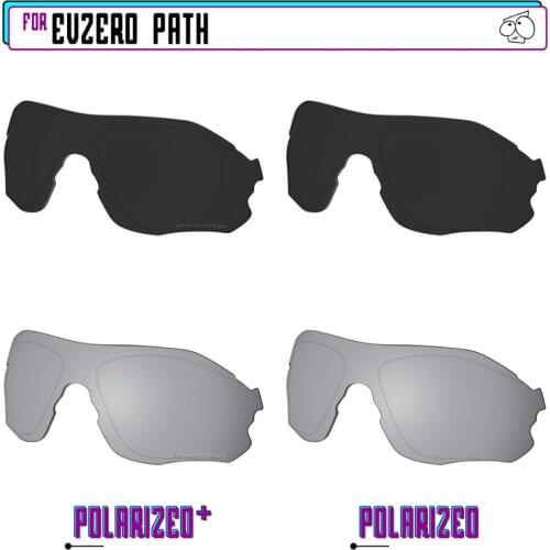 EZReplace Polarized Replacement Lenses for - Oakley EVZero Path Sunglasses - BkSrP Plus-BkSrP