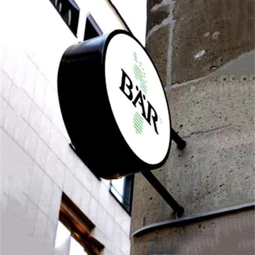 Advertising Lights box customized oblong LED lamp house outdoors billboard custom logo name mark AD light box Poster Frame