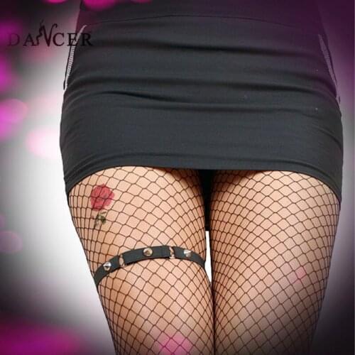 Sexy Body Cage Harness Garters Bondage Garter Belt Rock Lingerie Harness Stocking Suspender Elastic Sock Garters p0027