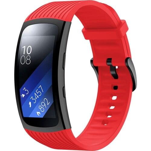 Silicone Watch Band For Samsung Gear Fit 2 Pro bracelet sport Silicone Wrist Band Strap For Gear Fit2 SM-R360 Watch Accessories