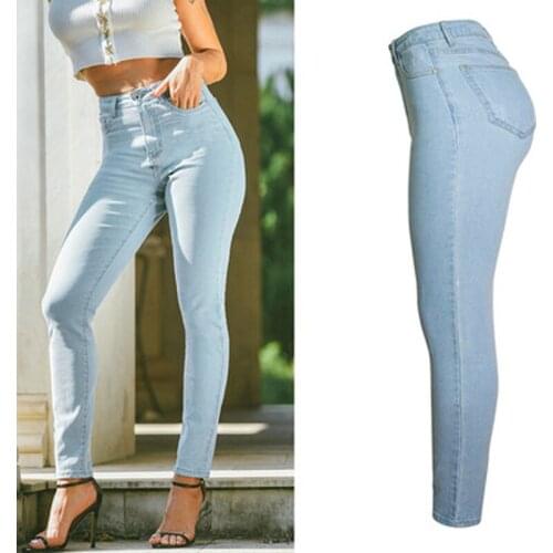 2021 Softener Summer Female Boyfriend Jeans For Women Pencil Denim Pants Mom Jeans Woman High Waist Skinny Jeans Woman Trousers