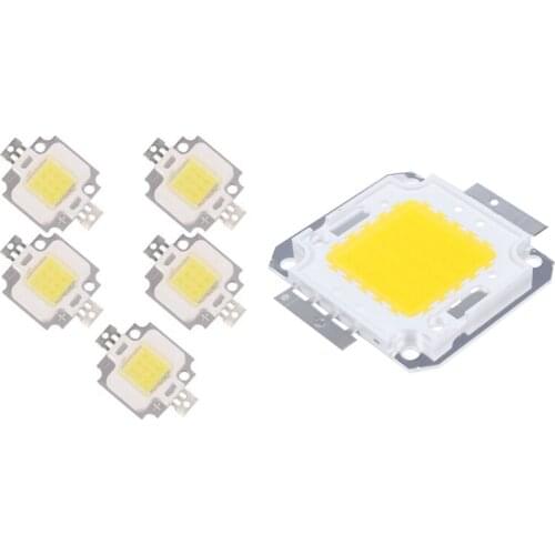 3800LM 50W LED Chip Bulb Lamp Warm White with 5 x LED Module LED Lamp Bulb White Nature 10W 20000K 9 - 12V 900LM