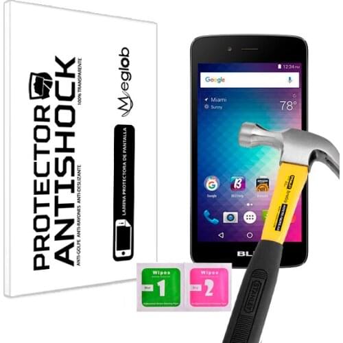 Protector de Pantalla Anti-Shock Anti-Golpe Anti-arañazos Compatible con Blu Diamond M