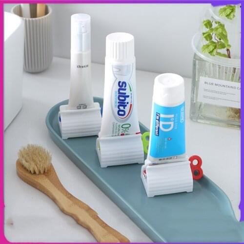 Toothpaste Squeeze Dispenser Clip-on Household Toothpaste Device Lazy Toothpaste Tube Squeezer Press Bathroom Supplies