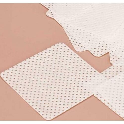200Pcs/Box Unisex Eyelashes Cleaning Eraser Smooth Adhesive Remover Cotton False Eyelash Cleaner Paper Pad for Men Women