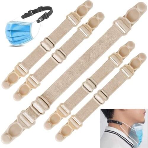 5 pcs Durable Mask Strap Extender Ear Protection Wear Black Extenders for Masks 5 orders