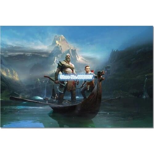 5D DIY Full Square/round Diamond Painting God of War 4 Kratos Diamond Rhinestone Embroidery Cross Stitch Mosaic Home Decor Gift