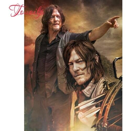 5D DIY spuare diamond embroidery The Walking Dead 5d diamond painting Cross Stitch full drill Rhinestone mosaic home decoration